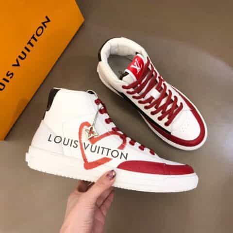 LV/路易威登    七夕限定CHARLIE 情侣款 高帮运动鞋