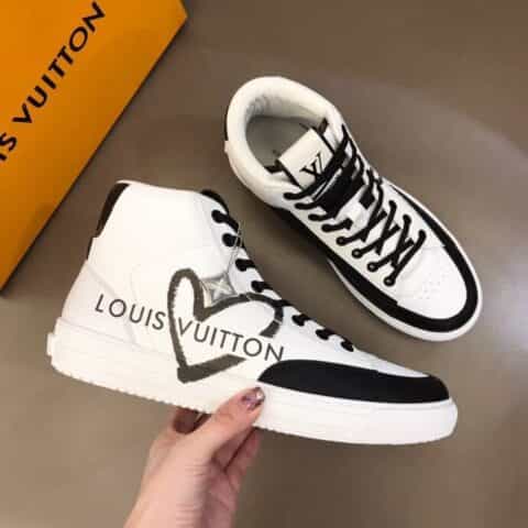 LV/路易威登    七夕限定CHARLIE 情侣款 高帮运动鞋