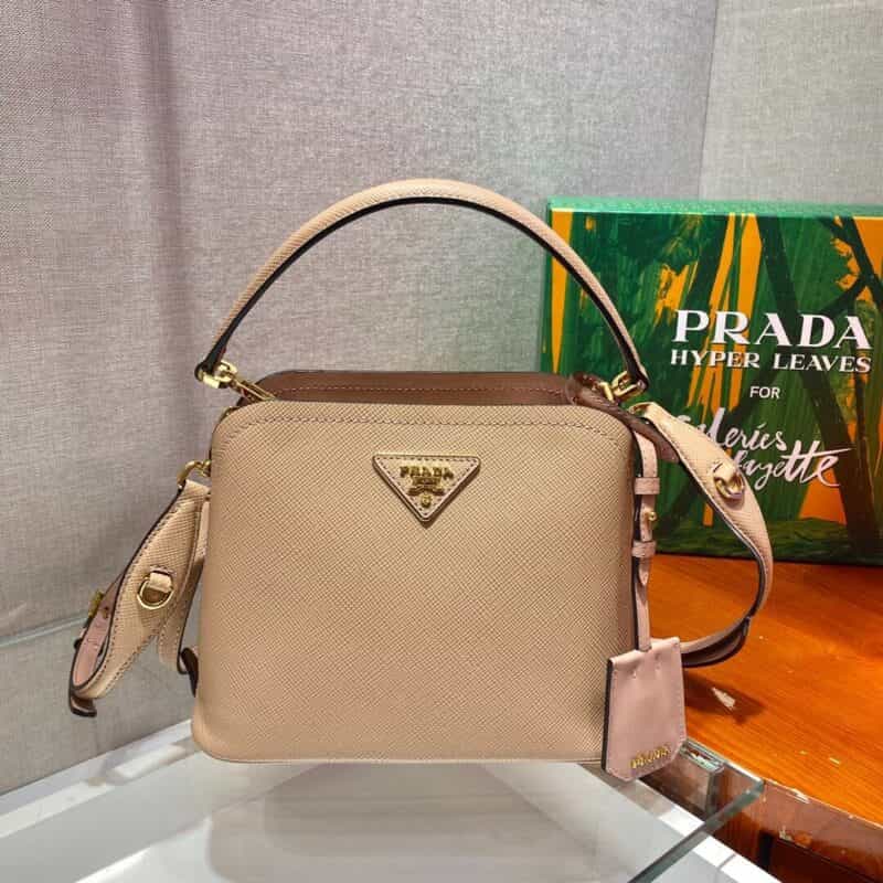 Prada Mini Matinee bag 1BA286杏色
