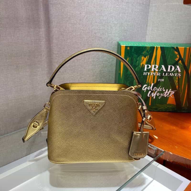 Prada Mini Matinee bag 1BA286金色