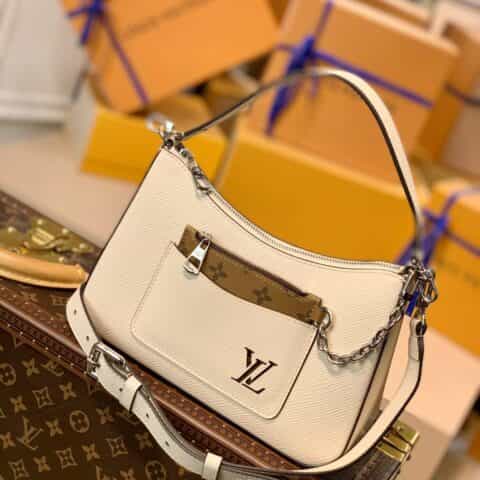 Louis Vuitton LV Marelle Epi bag M80688米白色