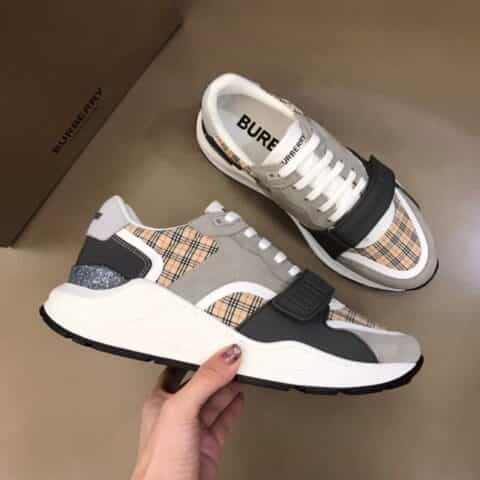 Burberry巴宝莉   B家2021男士增高运动鞋