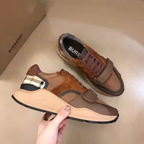 Burberry巴宝莉   B家2021男士增高运动鞋