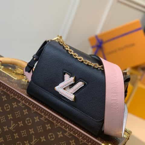Louis Vuitton LV Twist 中号手袋 M57667黑色