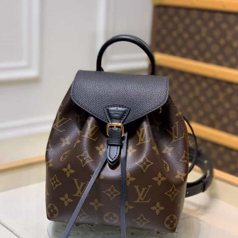 Louis Vuitton LV Montsouris BB 双肩包M45516黑色名媛网