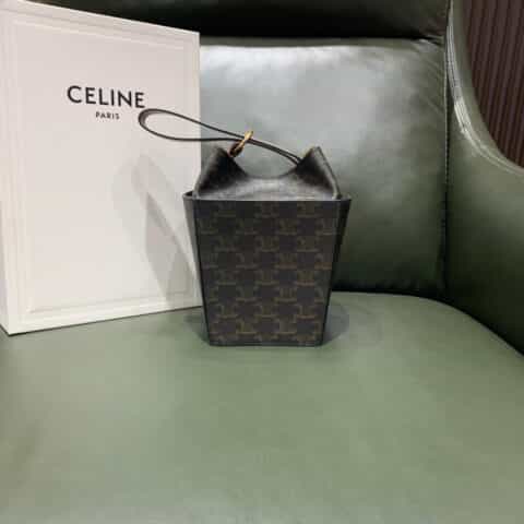 Celine STRAP BOX 197142老花