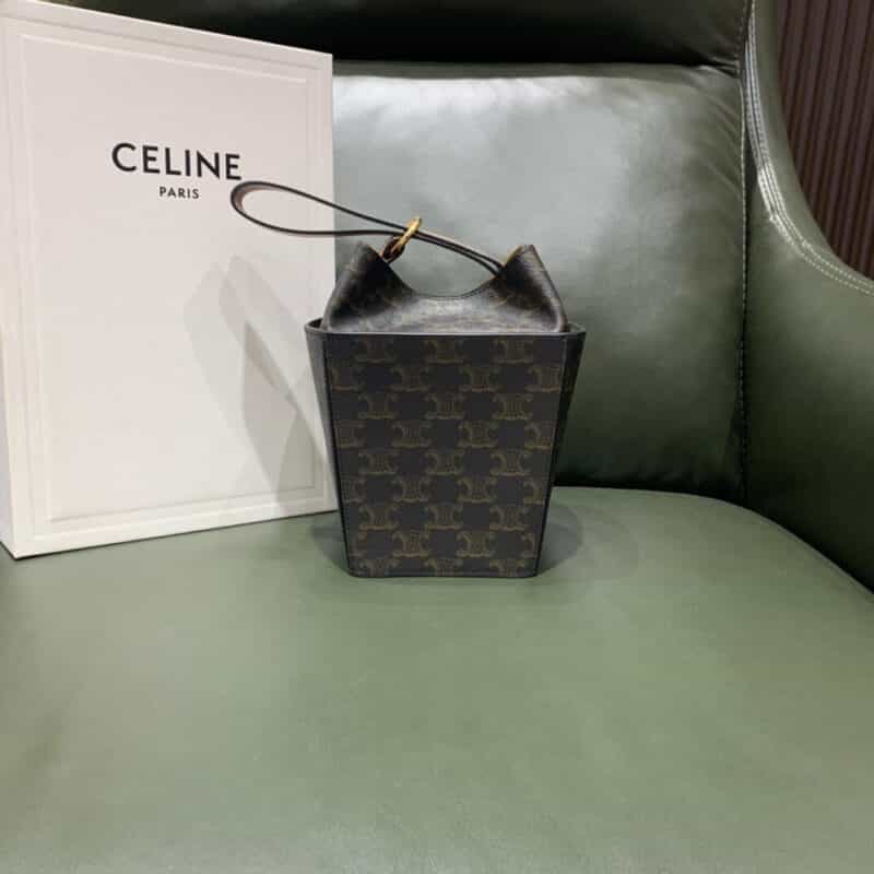 Celine STRAP BOX 197142老花