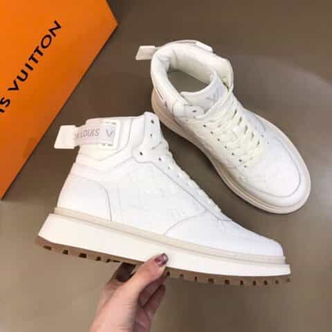 LV/路易威登     L 奢品男士Abbesses高帮运动鞋