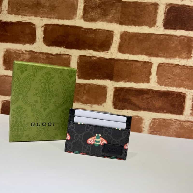 GUCCI古驰蜜蜂图案Bestiary系列卡片夹451277