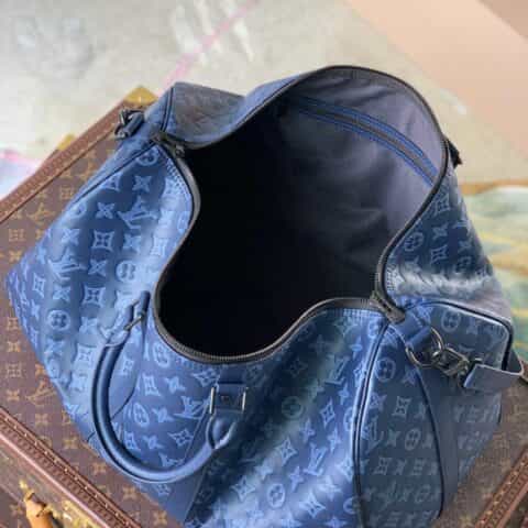 Louis Vuitton LV Keepall Bandoulière 50 旅行袋 M45731蓝色
