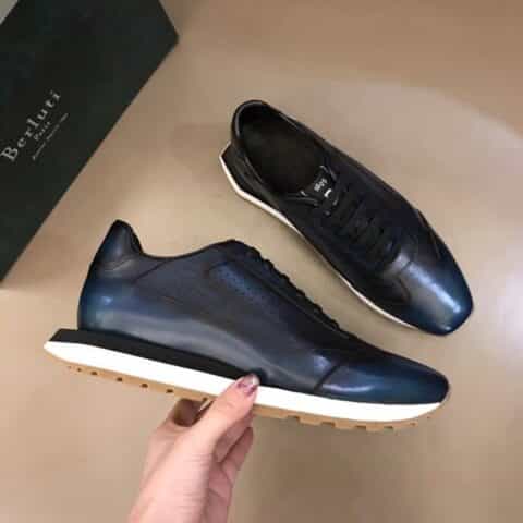 BERLUTI/布鲁提 新款Pulse男士皮革运动鞋
