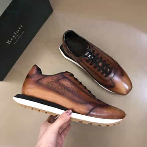 BERLUTI/布鲁提 新款Pulse男士皮革运动鞋