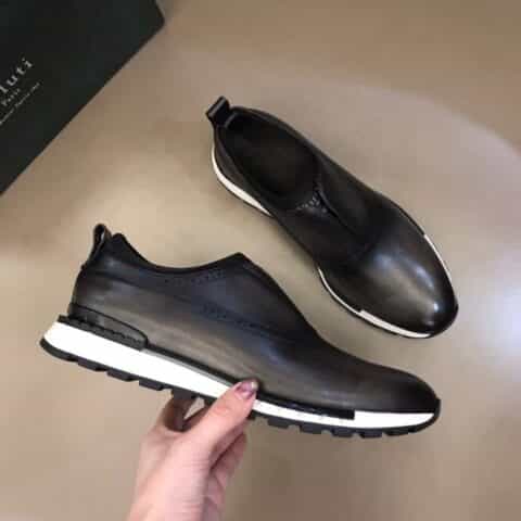 Berluti/布鲁提  进口牛皮材质纯手工重复擦色男士商务皮鞋