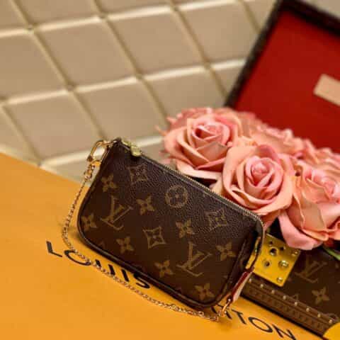 Louis Vuitton LV Mini Pochette Accessoires M58009老花