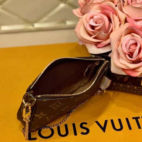 Louis Vuitton LV Mini Pochette Accessoires M58009老花