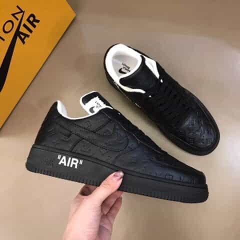 Loui* Vuitto* x OFF-WHITE x Nike 三方联名潮酷男士休闲运动鞋