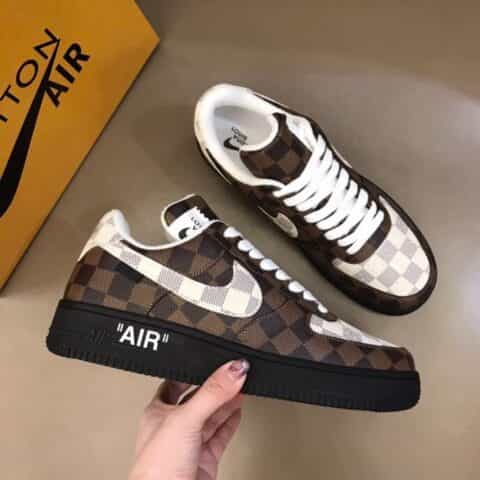 Loui* Vuitto* x OFF-WHITE x Nike 三方联名！潮酷男士休闲运动鞋