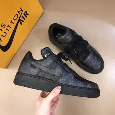 Loui* Vuitto* x OFF-WHITE x Nike 三方联名！潮酷男士休闲运动鞋