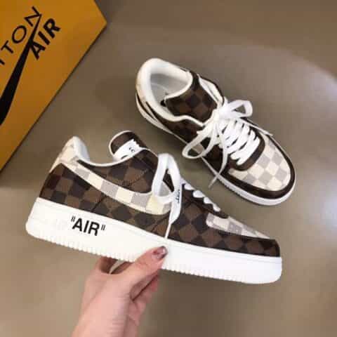 Loui* Vuitto* x OFF-WHITE x Nike 三方联名！潮酷男士休闲运动鞋