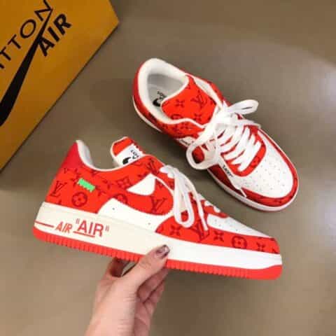 Loui* Vuitto* x OFF-WHITE x Nike 三方联名！潮酷男士休闲运动鞋