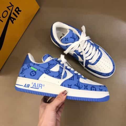 Loui* Vuitto* x OFF-WHITE x Nike 三方联名！潮酷男士休闲运动鞋
