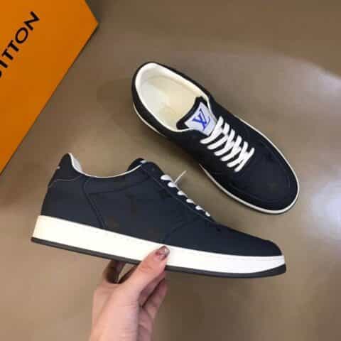 LV/路易威登   Monogram 印花头层牛皮男士经典休闲运动鞋