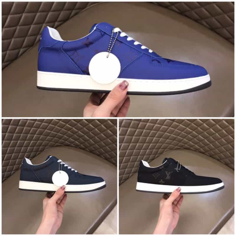 LV/路易威登   Monogram 印花头层牛皮男士经典休闲运动鞋