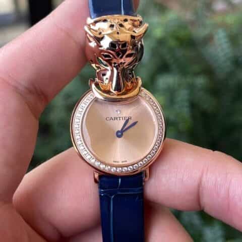 CARTIER-卡地亚系列 PANTHÈRE猎豹高级珠宝腕表 瑞士石英机芯
