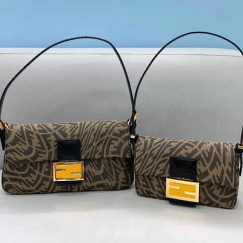 FENDI芬迪Vertigo不规则FFBaguette手袋8378AL 8378AS