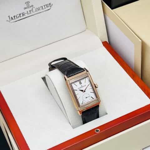 最高版本 积家Reverso Classic Large Duoface Small Second男款翻转系列腕表