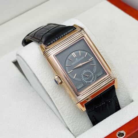 最高版本 积家Reverso Classic Large Duoface Small Second男款翻转系列腕表