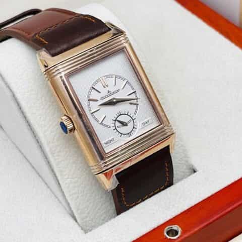 最高版本 积家Reverso Classic Large Duoface Small Second男款翻转系列腕表