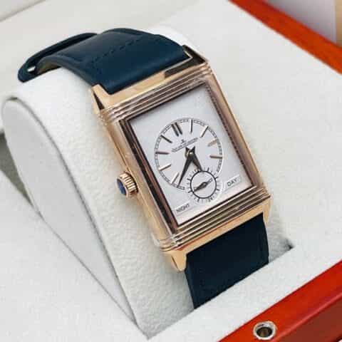 最高版本 积家Reverso Classic Large Duoface Small Second男款翻转系列腕表