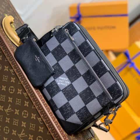 Louis Vuitton LV Trio 棋盘格纹邮差包 N80401