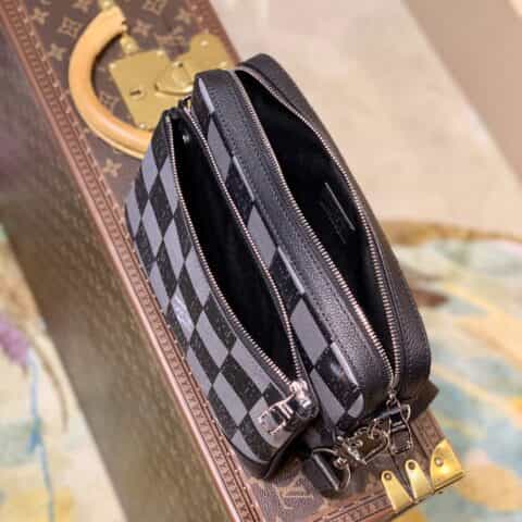 Louis Vuitton LV Trio 棋盘格纹邮差包 N80401