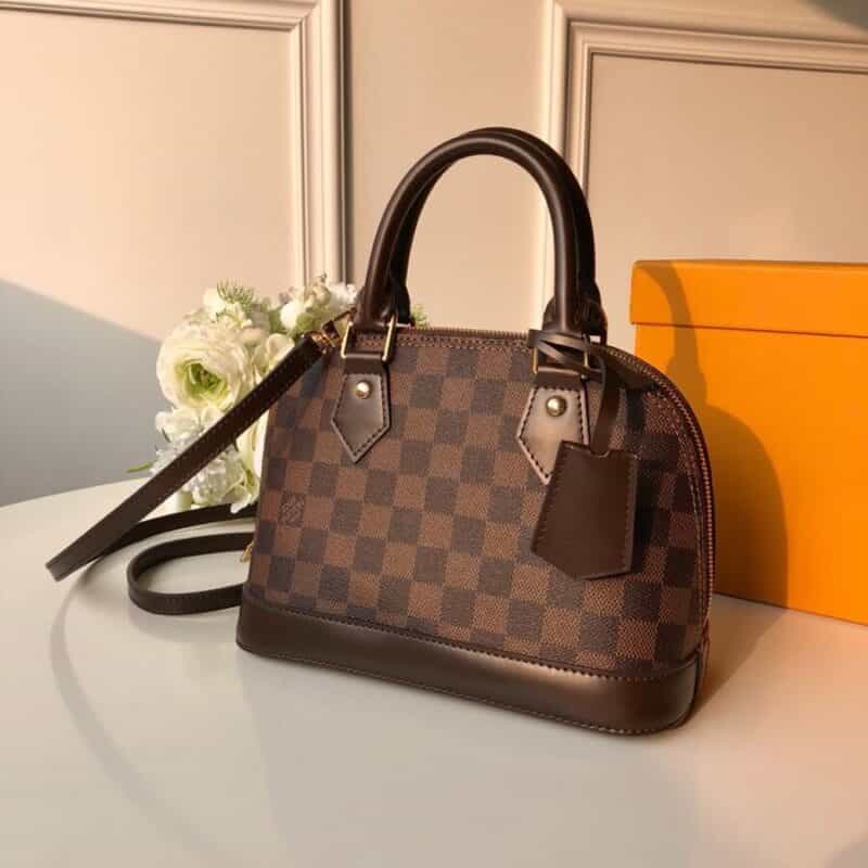 Louis Vuitton LV Alma BB 棋盘格贝壳包 N41221