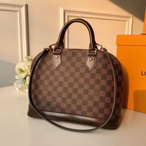 Louis Vuitton LV Alma 棋盘格贝壳包 N53151