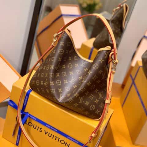 Louis Vuitton LV Delightful中古版购物袋 M50155