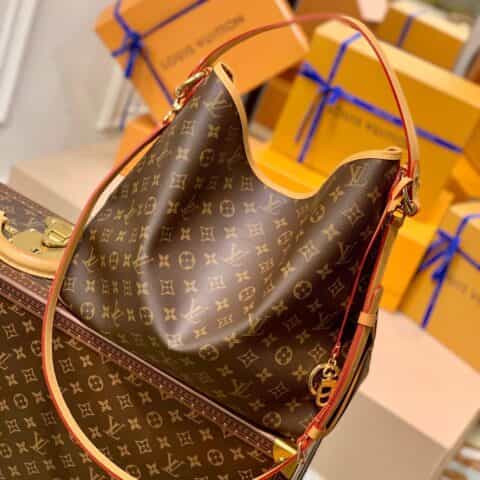 Louis Vuitton LV Delightful中古版购物袋 M50156