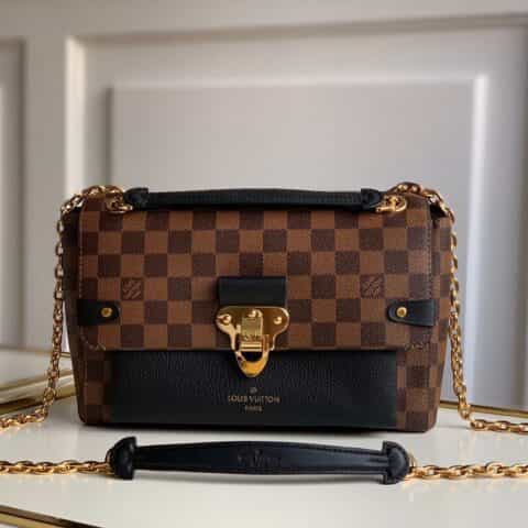 Louis Vuitton LV Vavin棋盘格小号链条包 N40108黑色