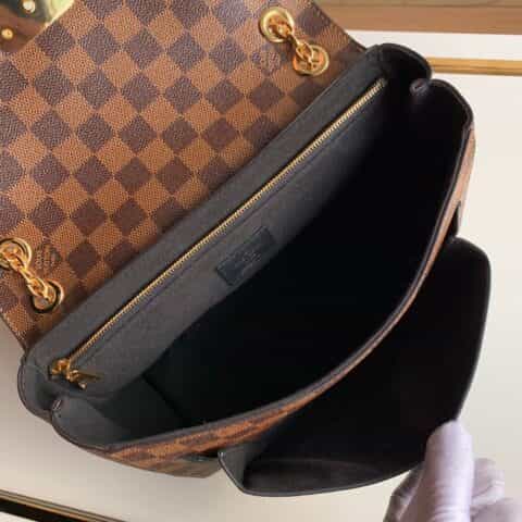 Louis Vuitton LV Vavin棋盘格小号链条包 N40108黑色