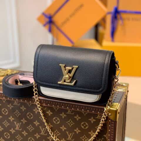 Louis Vuitton LV Lockme Tender cross-body bag M58557黑色