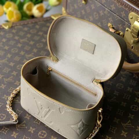 Louis Vuitton LV Vanity PM 化妆包 M45608灰色