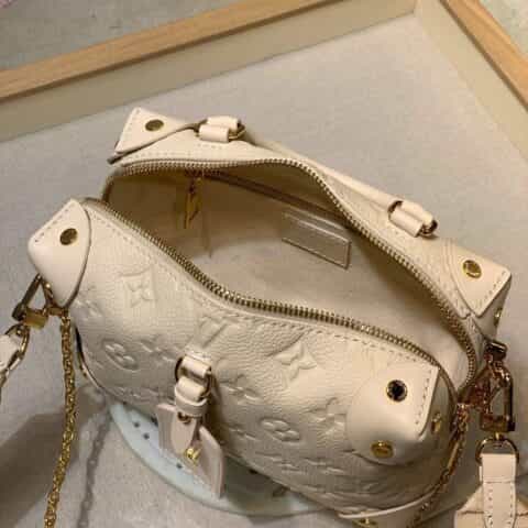 Louis Vuitton LV Petite Malle Souple handbag M45394奶白色