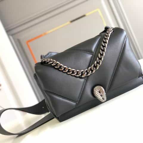 BVLGARI宝格丽“SERPENTI CABOCHON”系列小牛皮肩背包291088