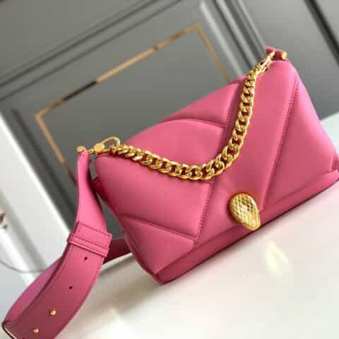 BVLGARI宝格丽“SERPENTI CABOCHON”系列小牛皮肩背包291088