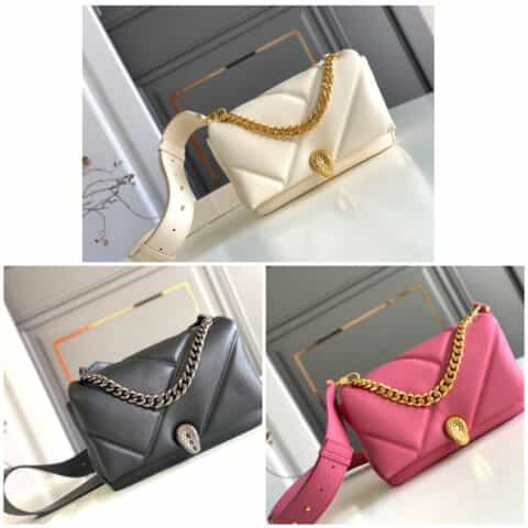 BVLGARI宝格丽“SERPENTI CABOCHON”系列小牛皮肩背包291088