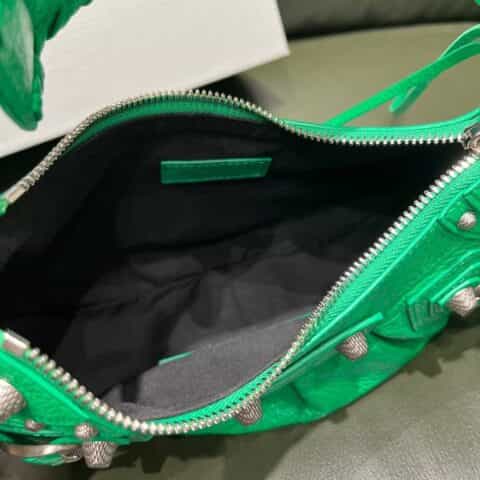 Balenciaga Le Cagole 26 月牙包 671309翠绿色