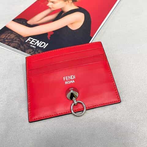 FENDI芬迪小牛皮扁形卡片套0269