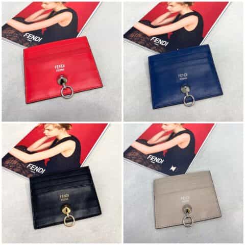 FENDI芬迪小牛皮扁形卡片套0269